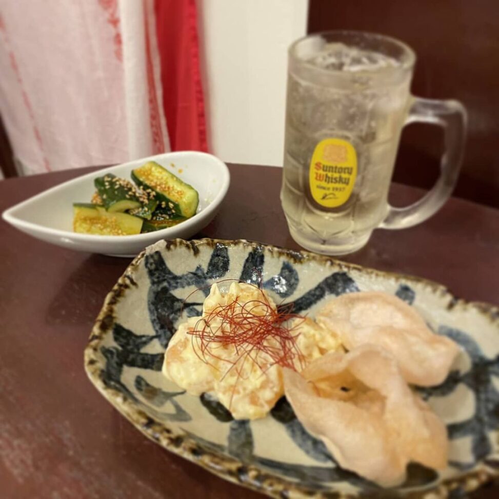 ハイボールに エビマヨネーズとたたきキュウリって美味しい 中華料理で飲めるって幸せ シビカラ博多 博多中華 博多グルメ 福岡グルメ 博多ランチ 博多駅ランチ 博多ディナー 博多居酒屋 博多天神グルメ 博多らーめん 博多 博多天神おしゃれグルメ